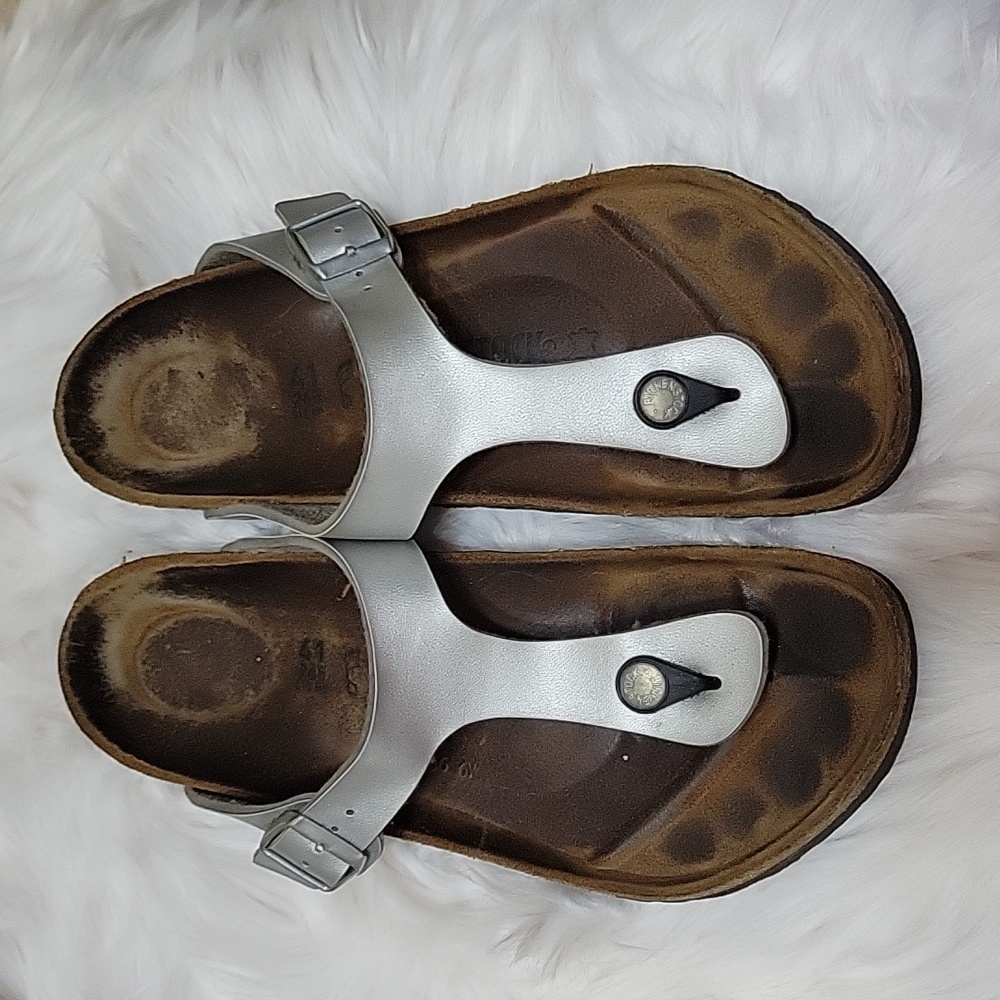 Birkenstock Gizeh Silver